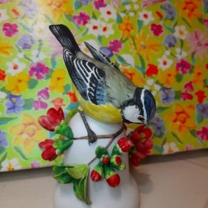 Vintage Porcelain Bell With Bird.